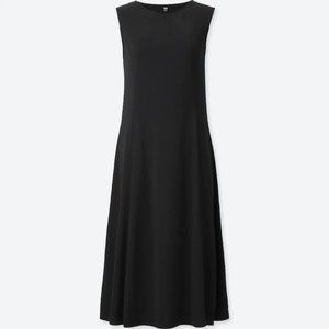 UNIQLO WOMEN LIGHTWEIGHT PONTE SLEEVELESS DRESS Sz M